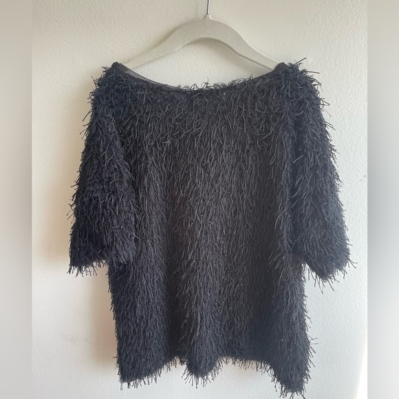 Zara Black Textured Kids Sweater - Picture 3 of 3